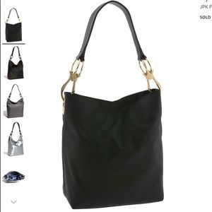 JPK Paris small SASHA black nylon shoulder bag